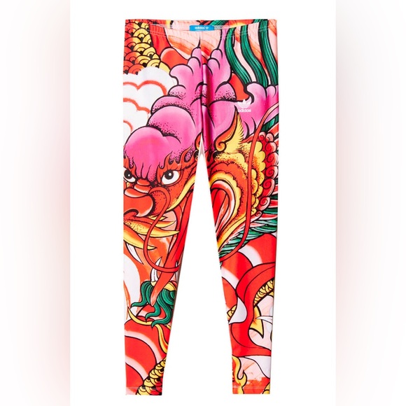 Adidas X Rita Ora EUC Dragon Leggings Size Small - Picture 2 of 3